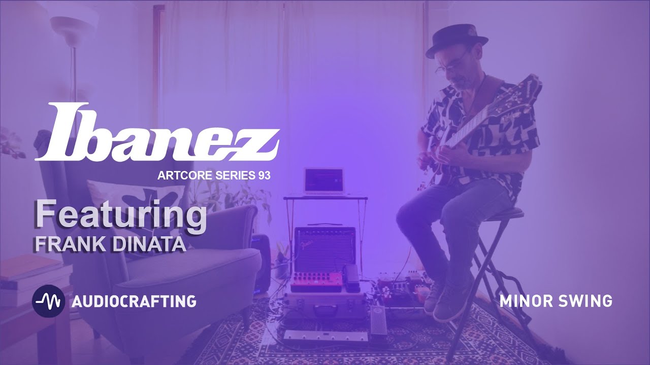 Swinging Tones #ibanez  AS93 Pedalboard Magic with Frank DiNata in Minor Swing! 🎸🎶 #JazzyTones