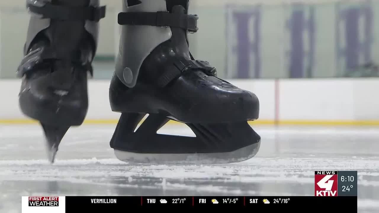 Learning ice-skating: Knowing how to fall properly is also part of the process