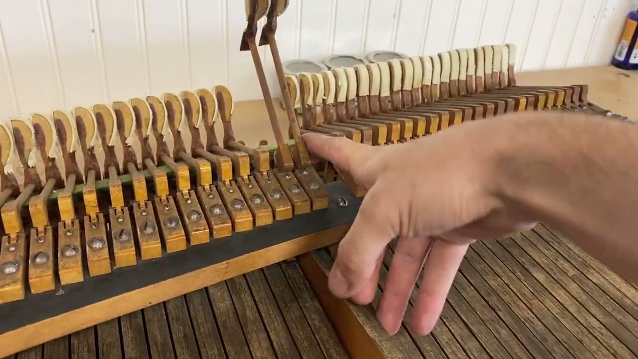 Square Grand Piano Action