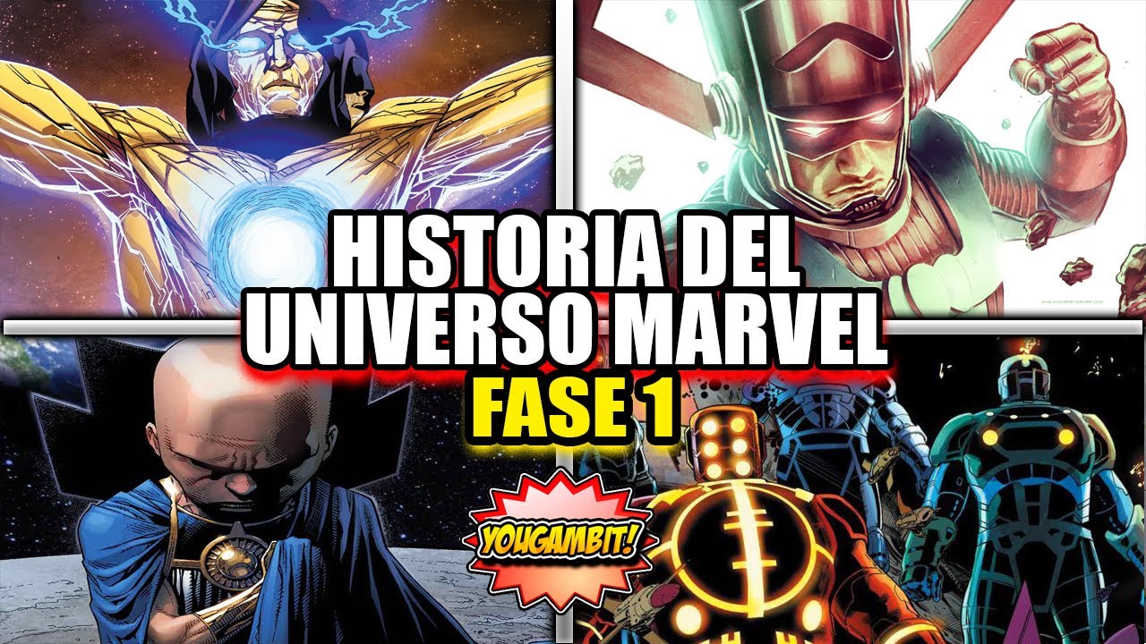 HISTORIA DEL UNIVERSO MARVEL Fase 1 de 6: 