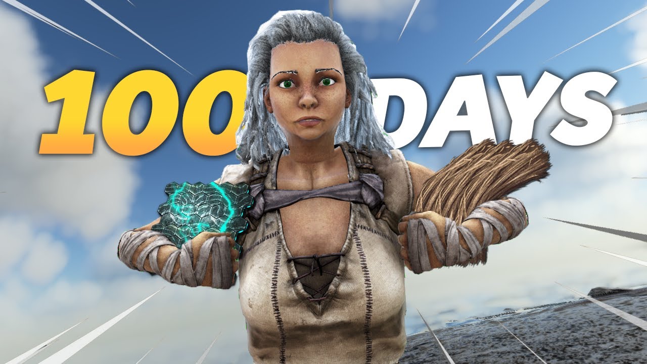 Я выжил 100 дней в ARK Fibercraft