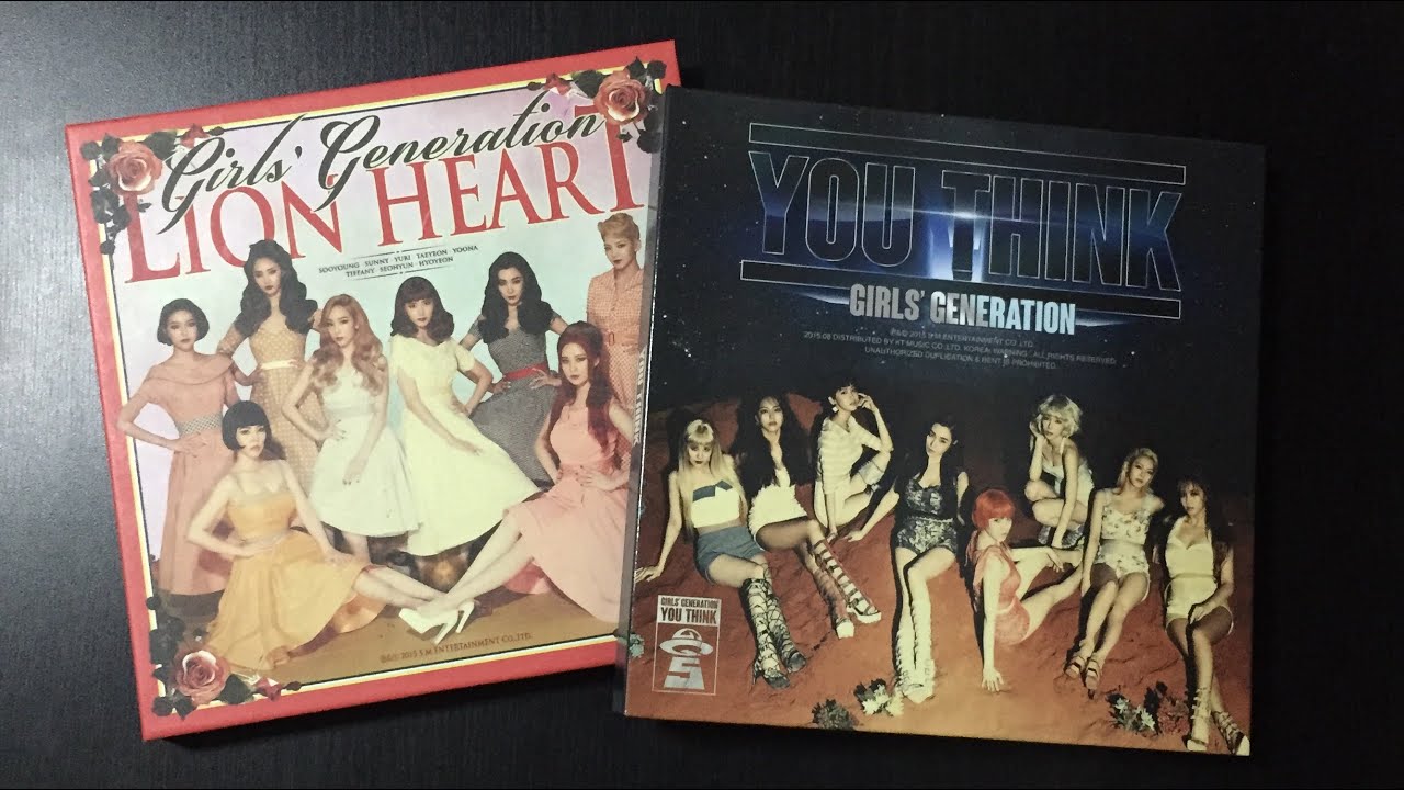 [UNBOXING] GIRLS GENERATION(SNSD) LION HEART & YOU THINK ALBUM