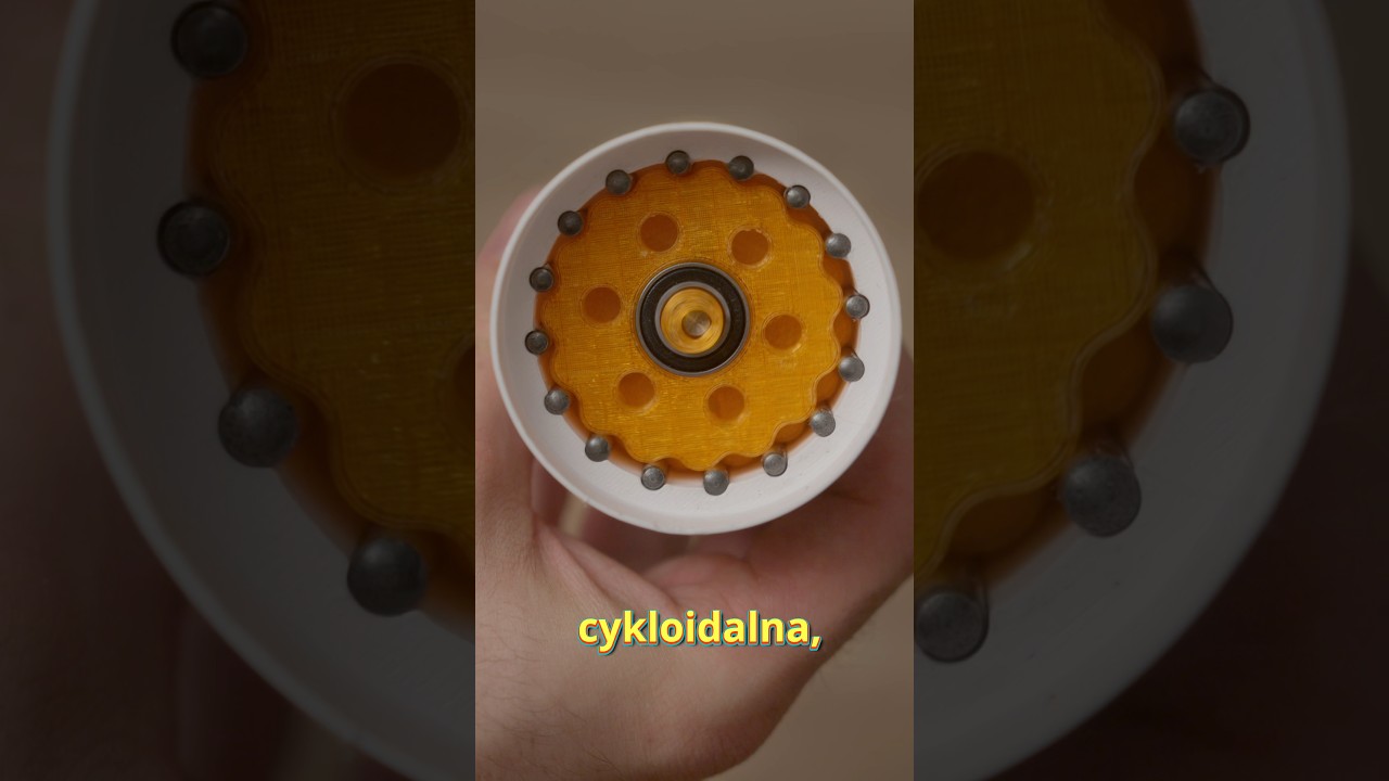 Zaprojektowałem przekładnię  cykloidalną #druk3d #inżynieria #3dprinting #diy