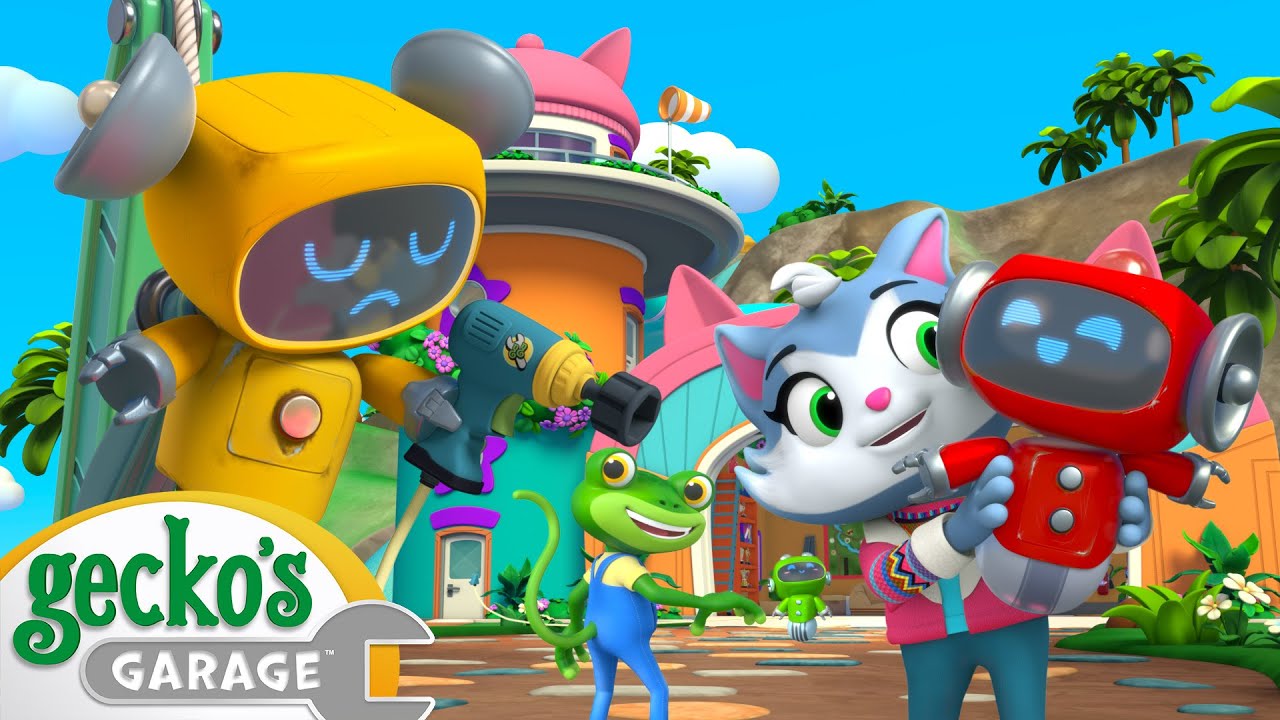 Kat's Base Energy Crisis | Gecko's Garage | Cartoons For Kids | Toddler Fun Learning