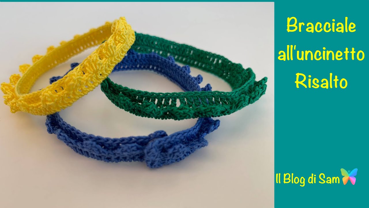 Spiegazione del bracciale all'uncinetto Risalto