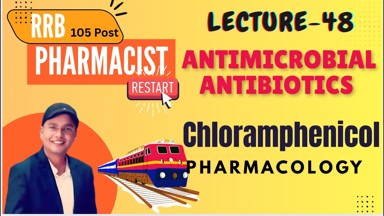 L-48 Chloramphenicol, Antibiotics, Cephalosporin Antibiotics,  Pharmacology RRB Pharmacist