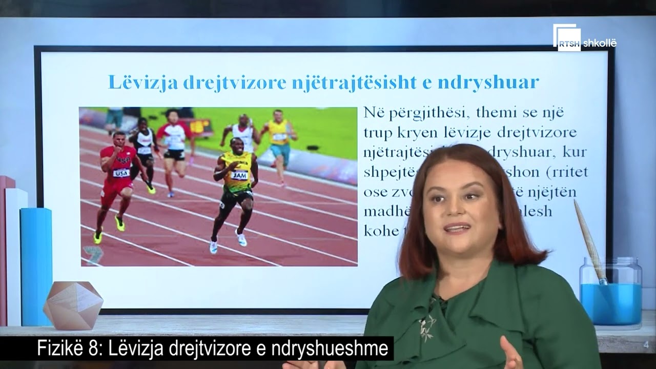 Lëvizja drejtvizore e ndryshueshme| Fizikë 8