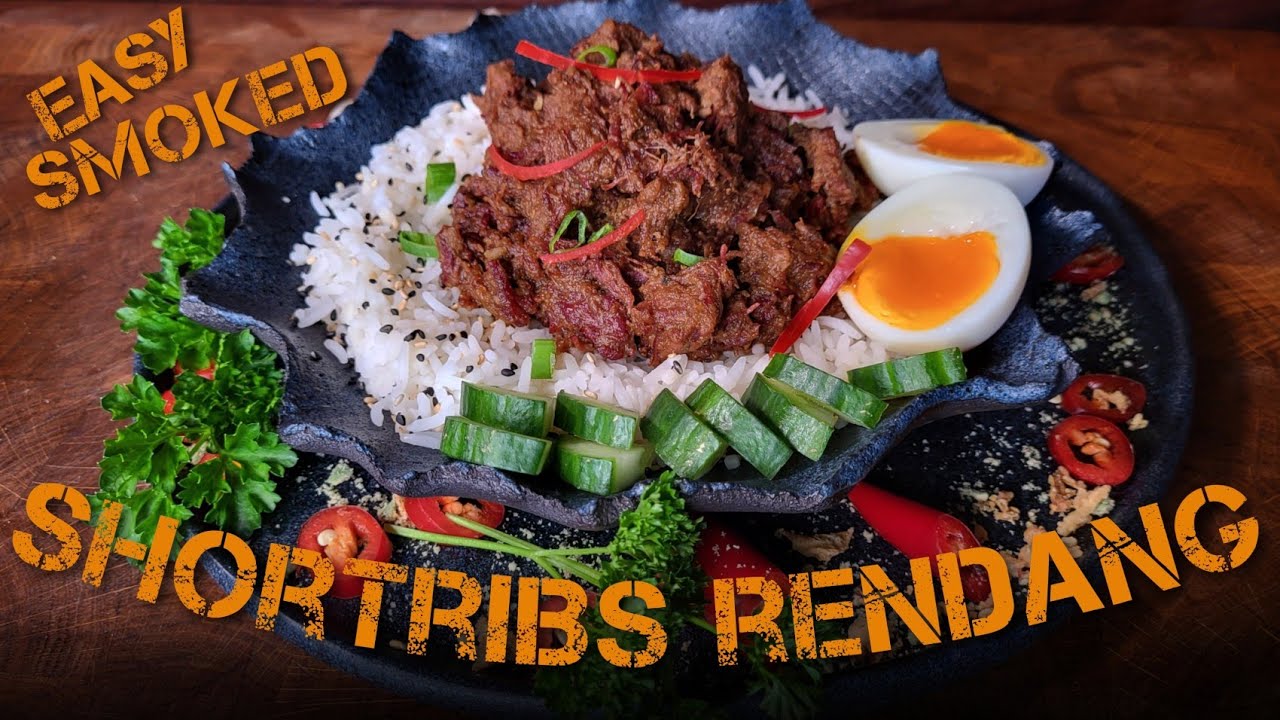 Shortribs rendang - Indisch gerookt stoofvlees op de bbq