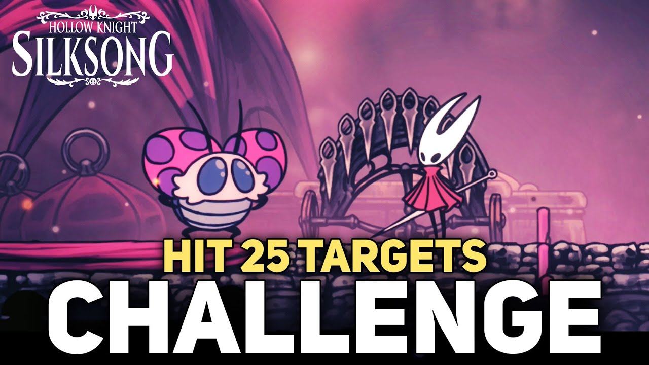 Hollow Knight Silksong - How To Complete The Loddie Throwing Challenges (Hit 25 Targets)