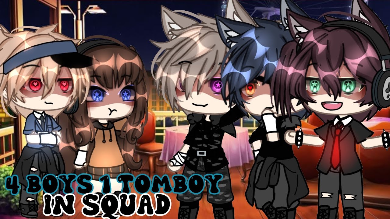 //💥💣4 Boys 1 Tomboy In A Squad💥💣//GLMM (GACHALIFEMINIMOVIE)💋 itz_reese🔥