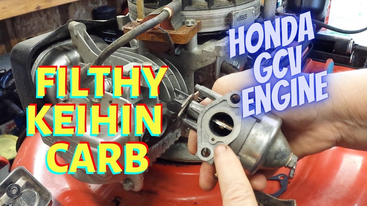 Honda Mower GCV160 Keihin Carburetor Service