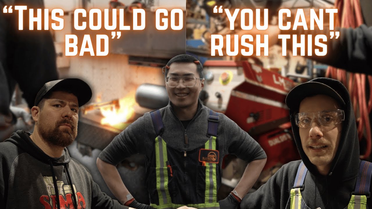 Inside A Heavy Equipment Shop | Line Boring + Torch Work