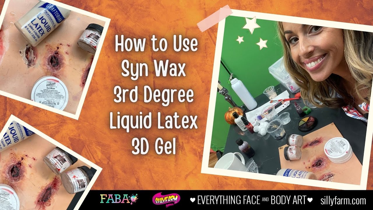 How to Use 3rd Degree, Syn Wax, Liquid Latex and 3D Gel - Easy Special Effects
