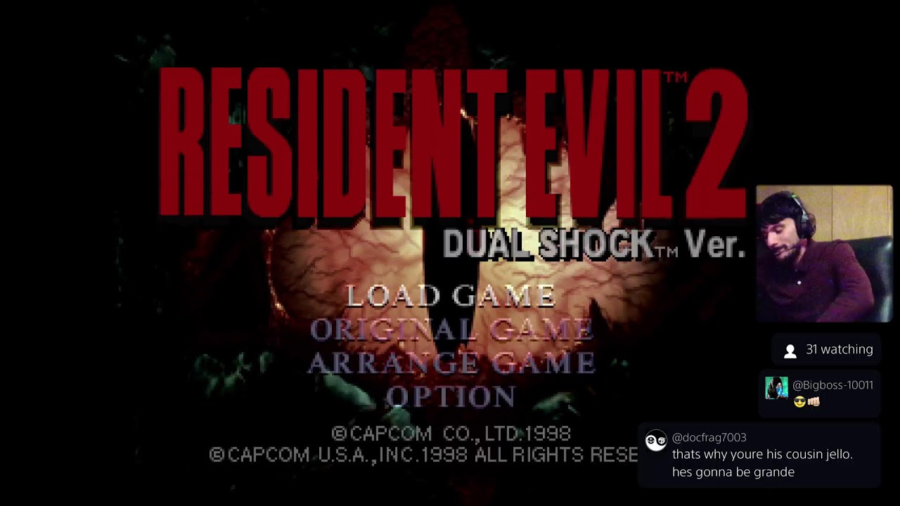 🔴 LIVE - RESIDENT EVIL 2 (PS1) - THE RACCOON CITY OUTBREAK PART 2 🧟‍♂️🩸