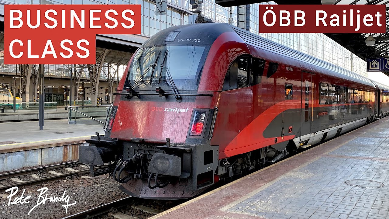 TRIP REPORT | OBB Railjet | Europe's Best Business Class | Prague to Vienna