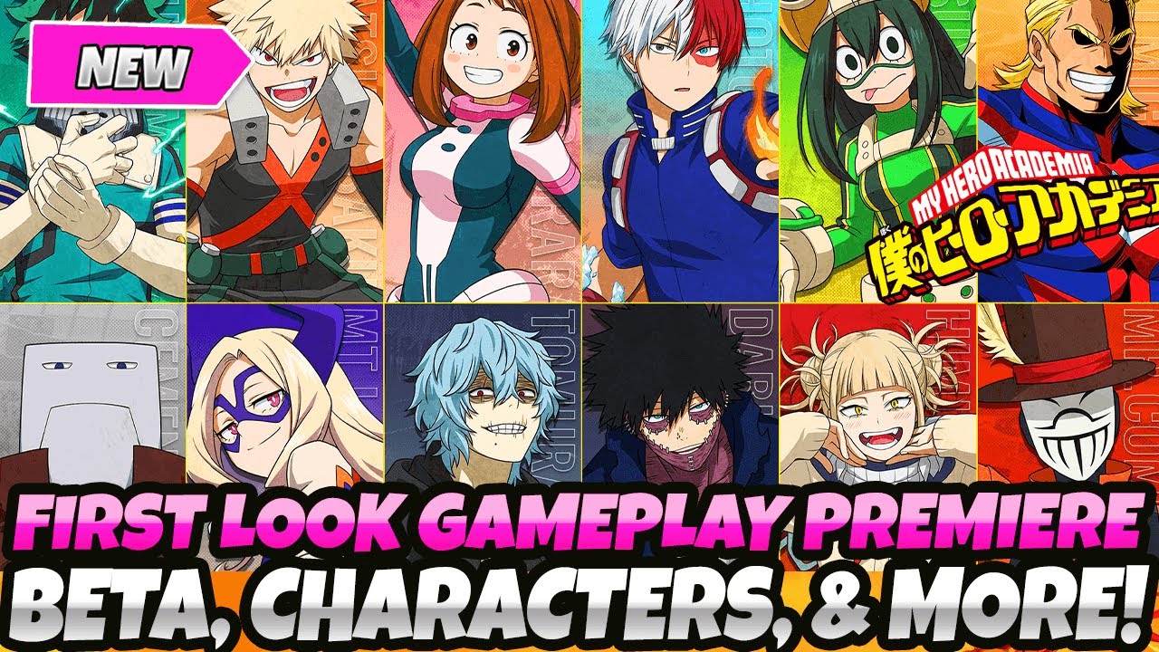 *FIRST LOOK GAMEPLAY PREMIERE* + BETA DETAILS & CHARACTERS REVEALED (My Hero Academia: Ultra Rumble)