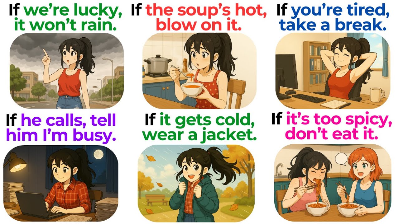 100 Daily English Sentences with “If” | Speak English Like a Native #americanenglish n