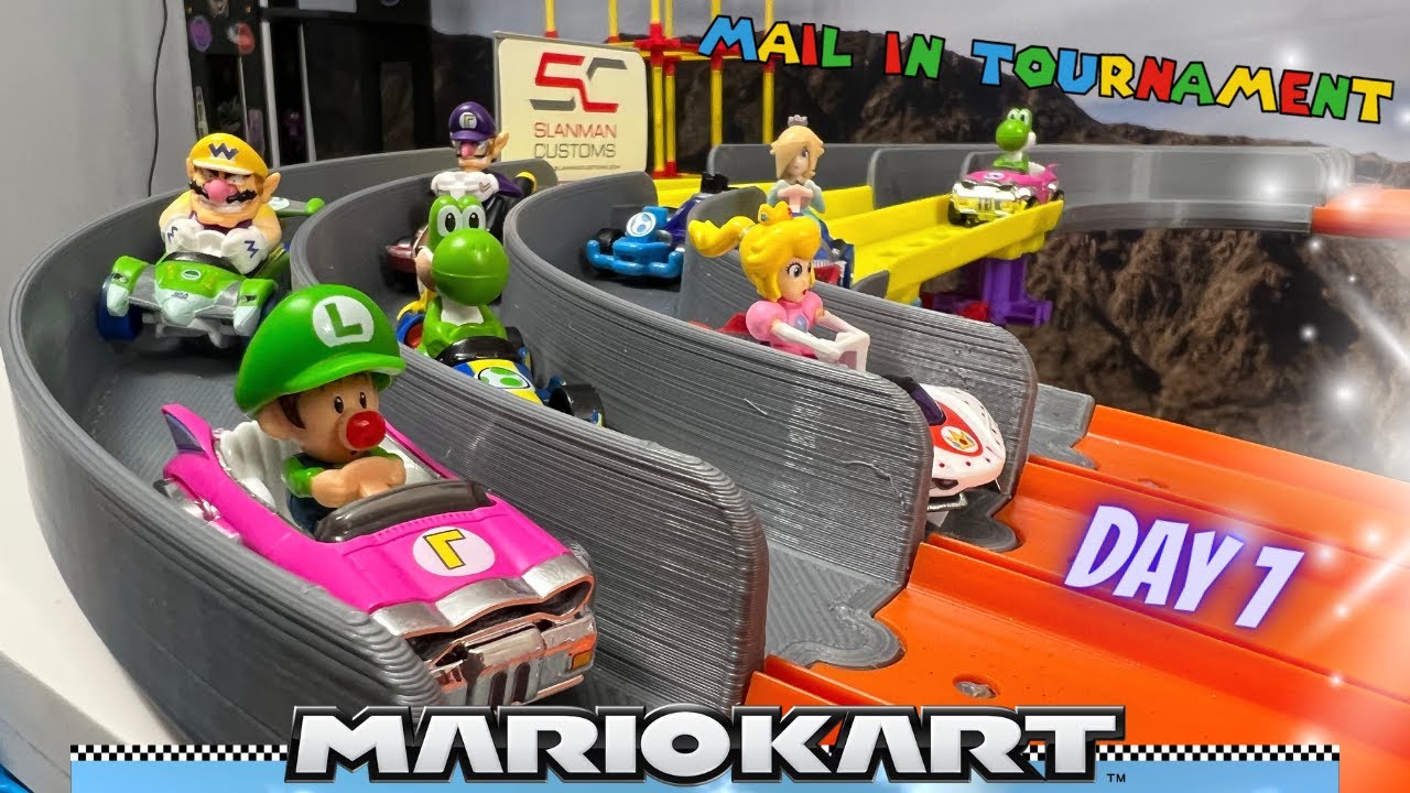 MARIO KARTS MAIL IN TOURNAMENT | DIECAST CARS RACING 7