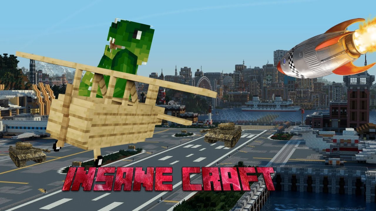 STEALING PLANE from AIRPORT!!!!! | Insane Craft