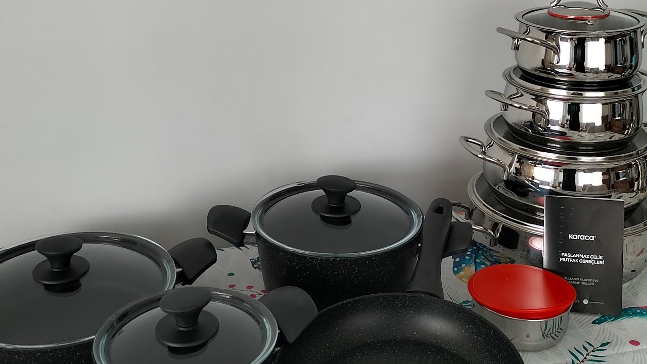 Karaca çelik tencere seti alana bio granit set hediye 🎉 Hepsi 3.299 TL
