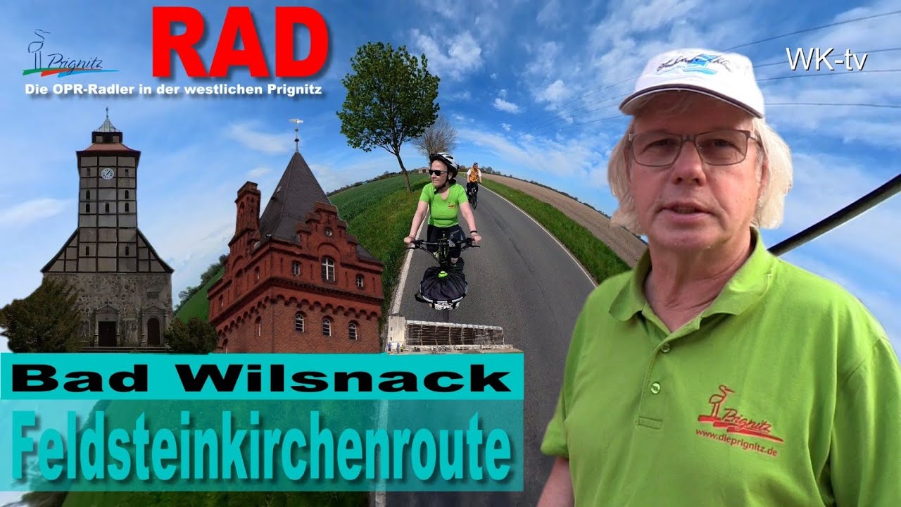Radlerparadies Prignitz - Bad Wilsnack - Plattenburg - Die OPR Radler auf Feldsteinkirchentour 1/5