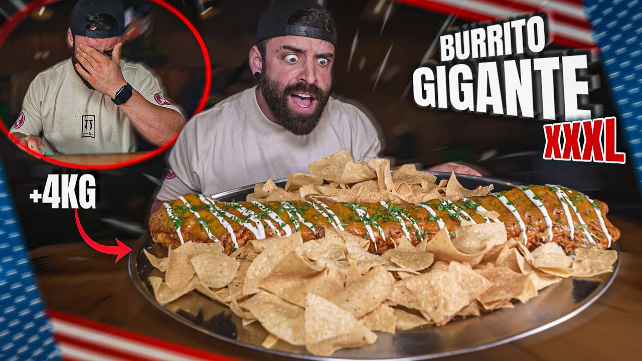EL BURRITO GIGANTE XXL MÁS GRANDE HASTA HOY en ESTADOS UNIDOS 🌯 *Ruta del Boquerón Ep.4* 🇺🇸