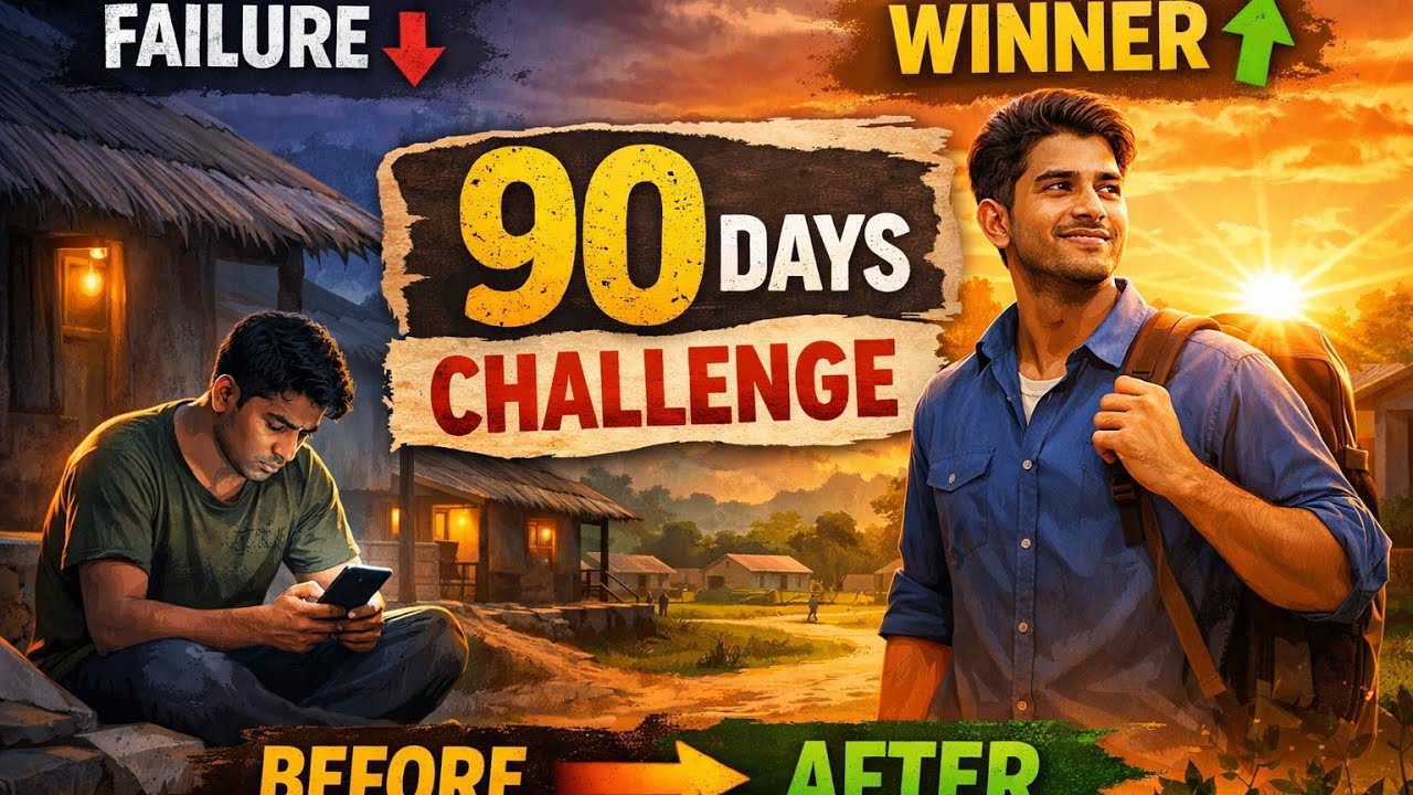 90 Days Challenge That Turned a Failure Into a Winner | Motivational Story | English motivation 