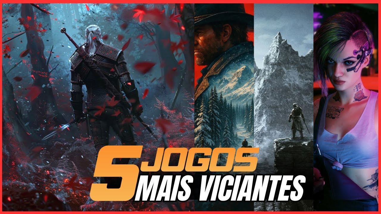 5 JOGOS TÃO VICIANTES QUANTO THE WITCHER 3