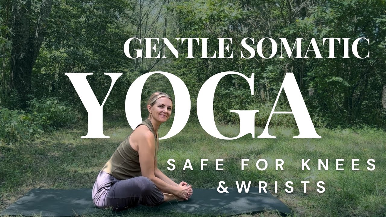 15 Minute Gentle Somatic Yoga for Stress Relief | Beginner Friendly
