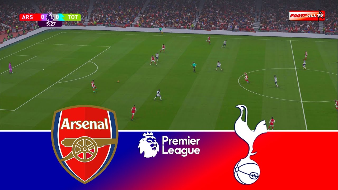 Arsenal vs Tottenham Hotspur - Premier League 25/26 | Full Match All Goals | Pes 21 Gameplay