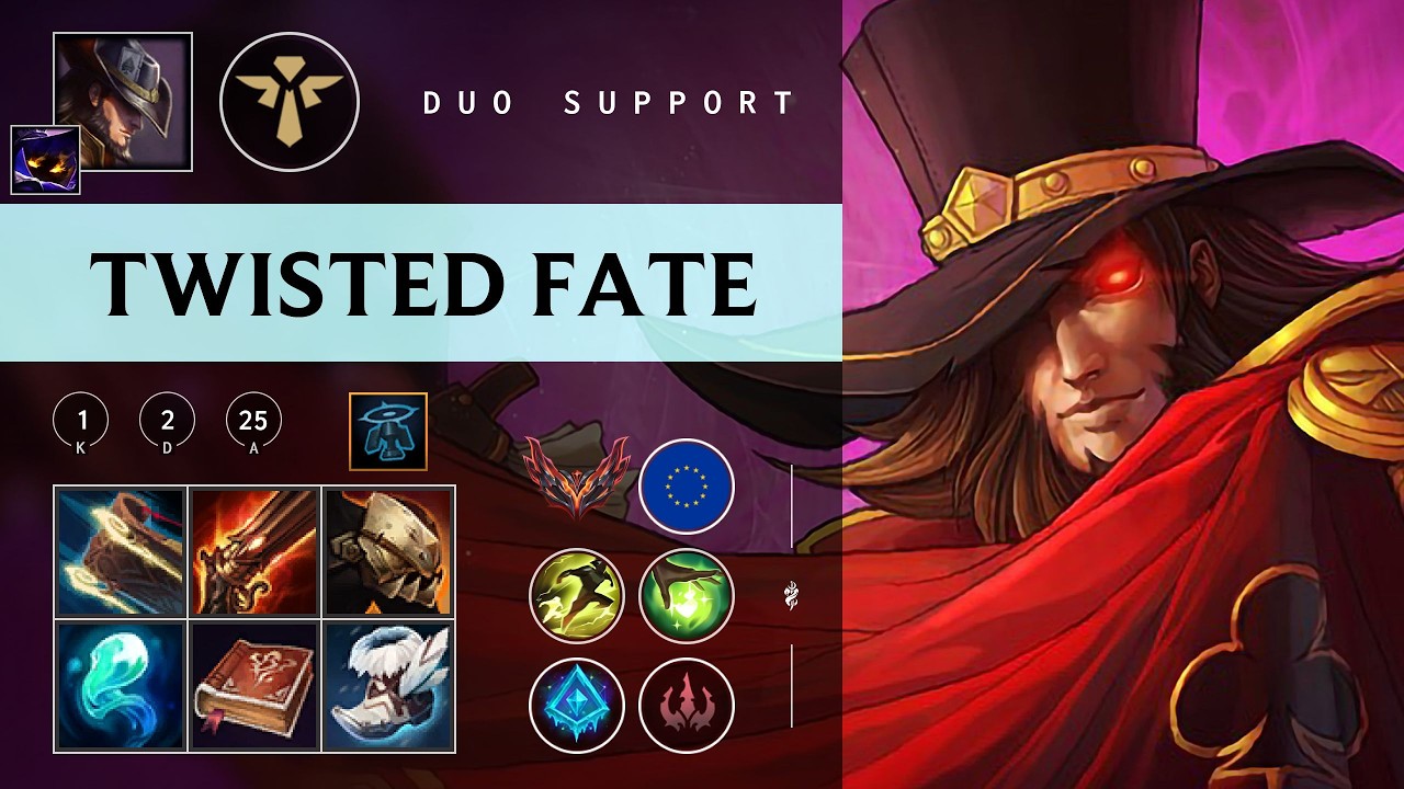 Twisted Fate Support vs Nami - EUW Grandmaster Patch 26.04