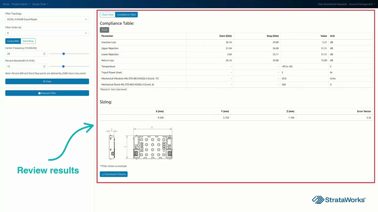 Overview: Nuvotronics StrataWorks Filter Design Tool