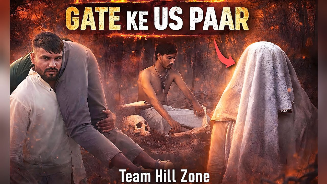 Gate Ke Us Paar । Horrar And Funny Short Movie। Team Hill Zone ☠️😆