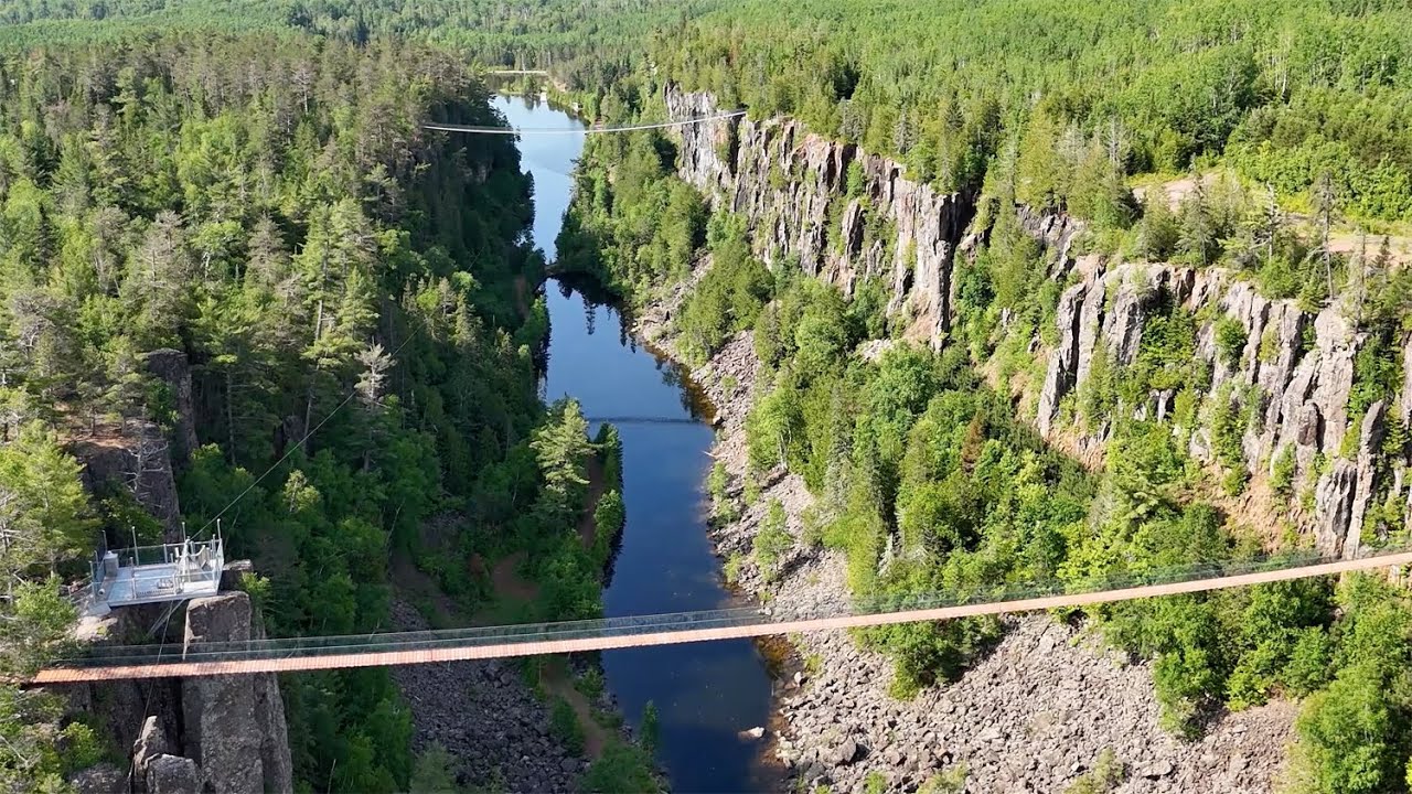 Driving Across Canada (from Atlantic Ocean to Pacific Ocean) Part 08 Drone Footage Northwestern ON