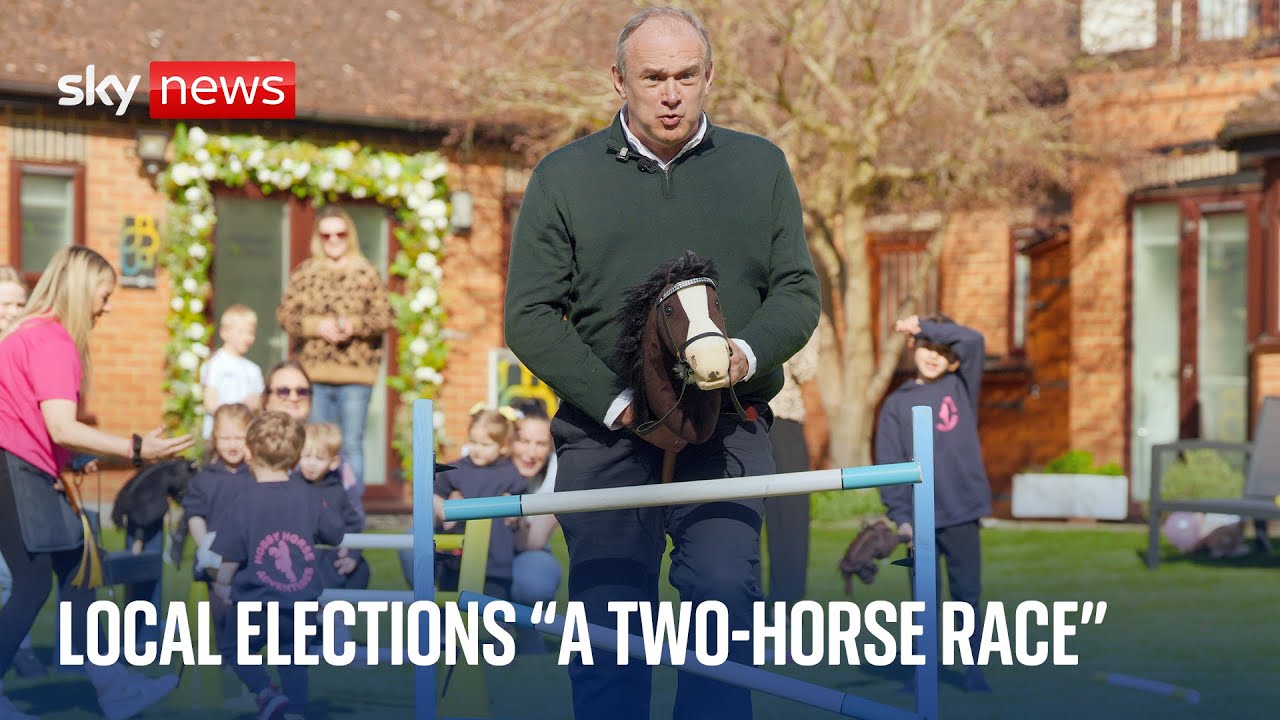Sir Ed Davey launches the Liberal Democrats' local election campaign