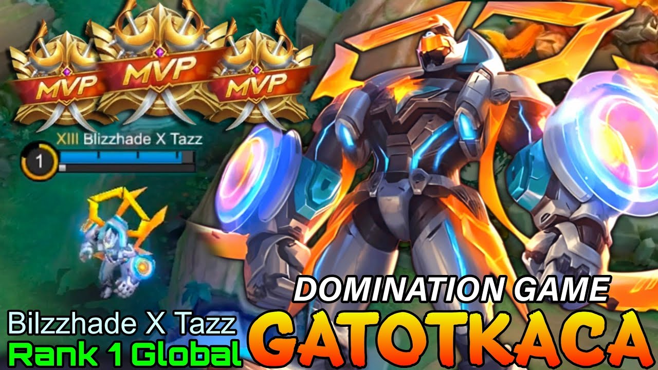 Sentinel Gatotkaca MVP Gameplay - Top 1 Global Gatotkaca by Blizzhade X Tazz - Mobile Legends