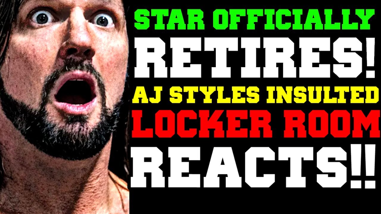 WWE News! WWE Locker Room Reacts to AEW Stars Jumping Ship! WWE Star Retires! AJ Styles Insulted