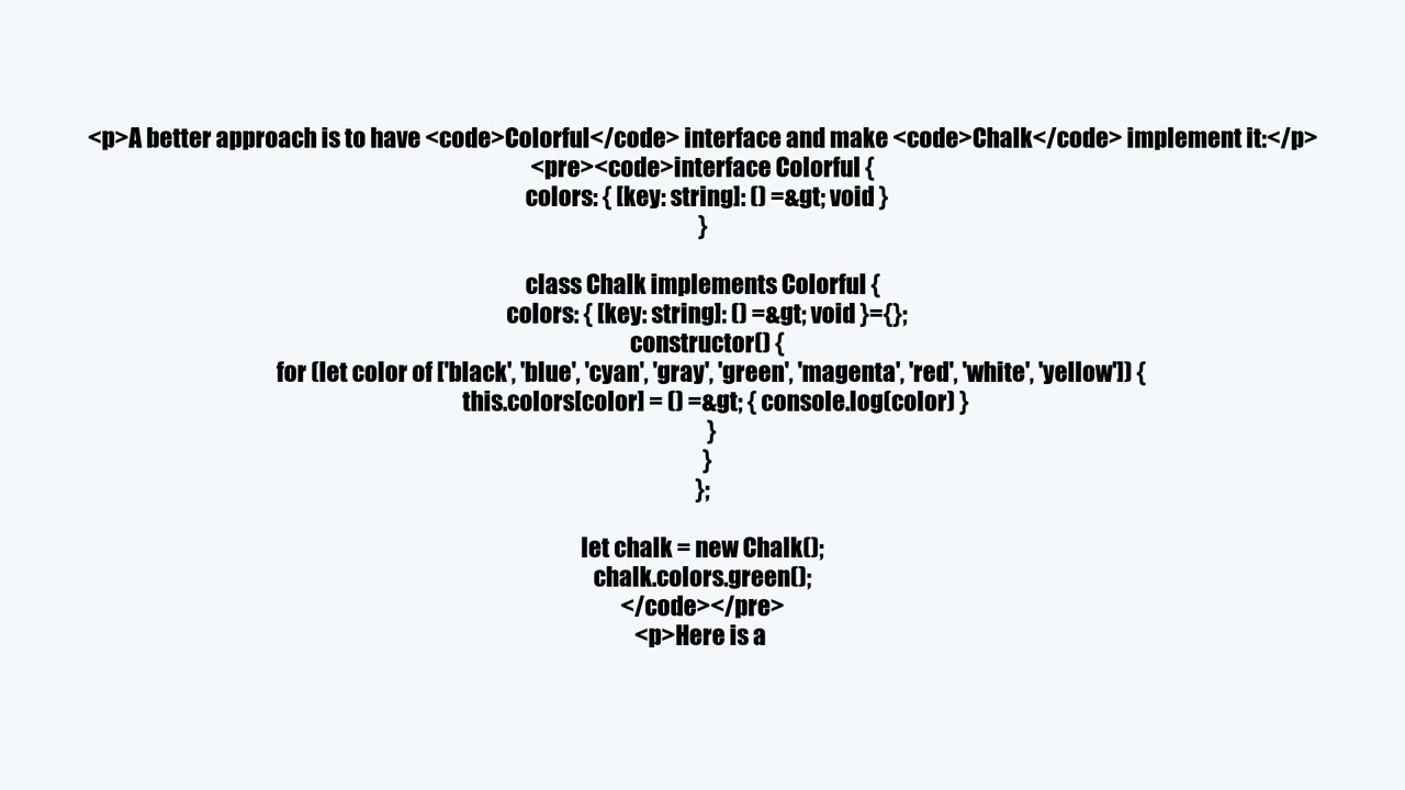 instantiated object can not find method defined in a function in typescript