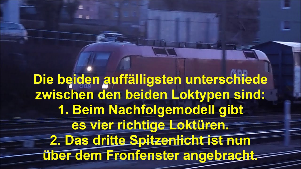 &Ouml;BB BR 1016 und 1116 (Taurus) am 02. Februar 2018 in Passau