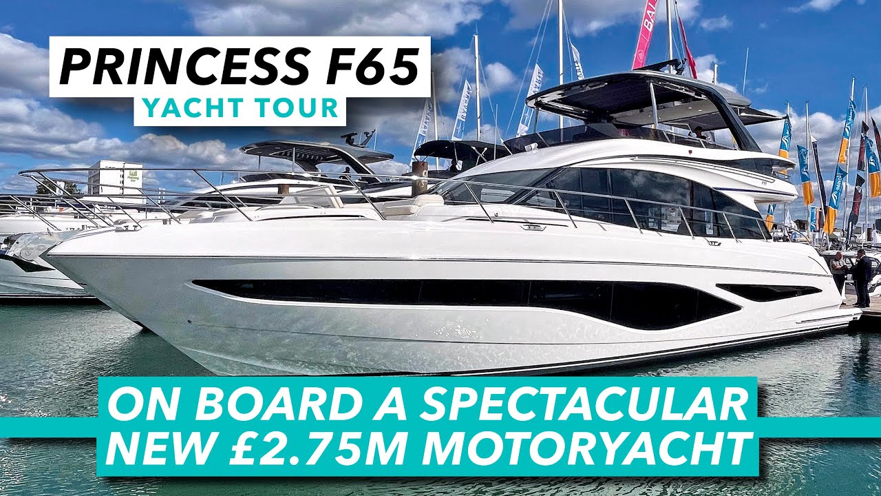 On board a spectacular new £2.75m motoryacht | Princess F65 full tour | Motor Boat & Yachting