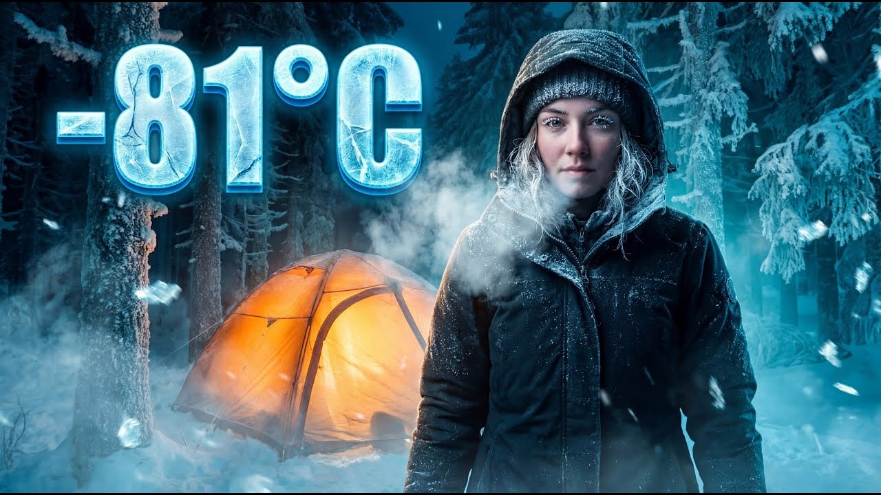 ALONE AT −81°C | SOLO WINTER CAMPING IN EXTREME COLD