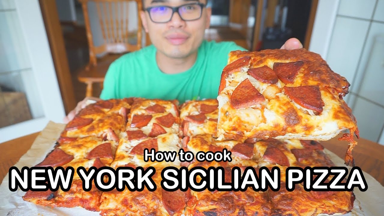 How to cook a NEW YORK SICILIAN PIZZA
