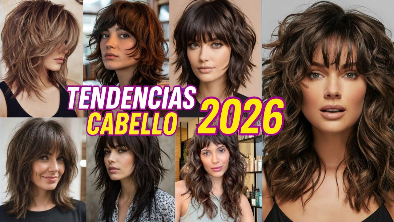 ✂️ Tendencia Cabello en CAPAS 2O26 LOOKS FRESCOS Y JOVIALES para Mujeres de toda edad!  