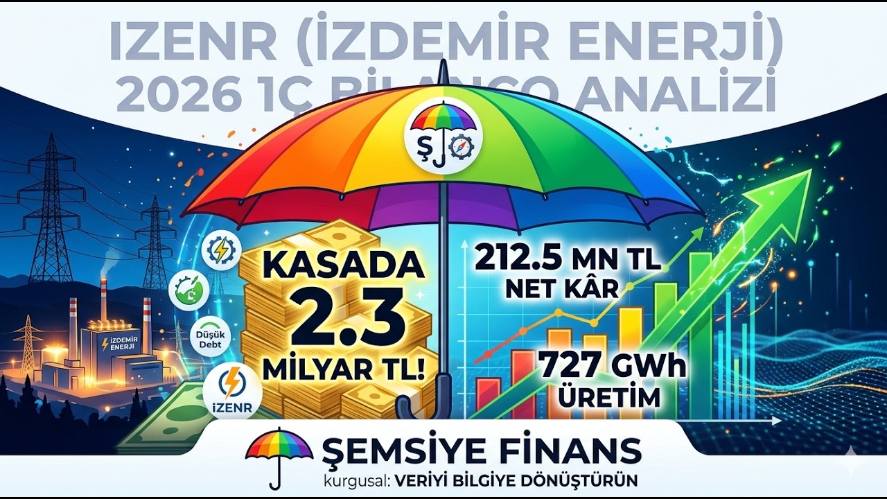 İzdemir Enerji (IZENR) 2026 1&Ccedil; Analizi: Nakit G&uuml;c&uuml; ve Verimlilik Dosyası