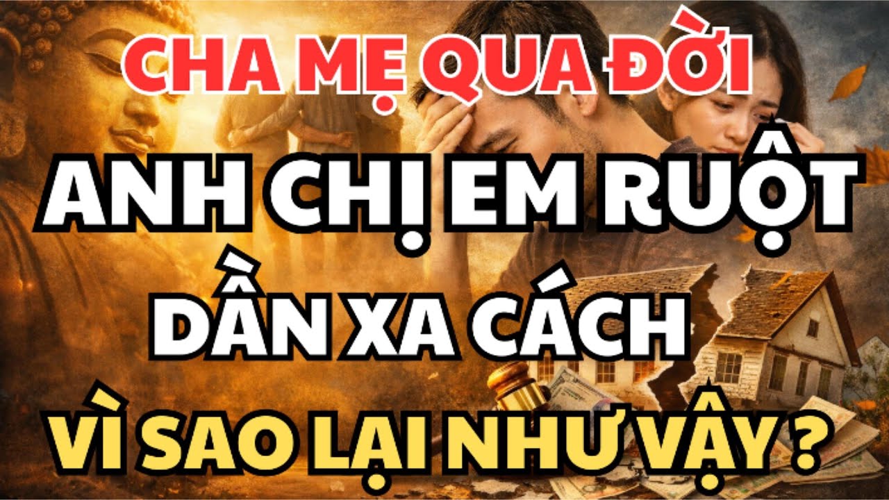 Vì Sao Cha Mẹ Mất, Anh Chị Em Thành Người Dưng? Sự Thật Đau Lòng Về Nhân Quả