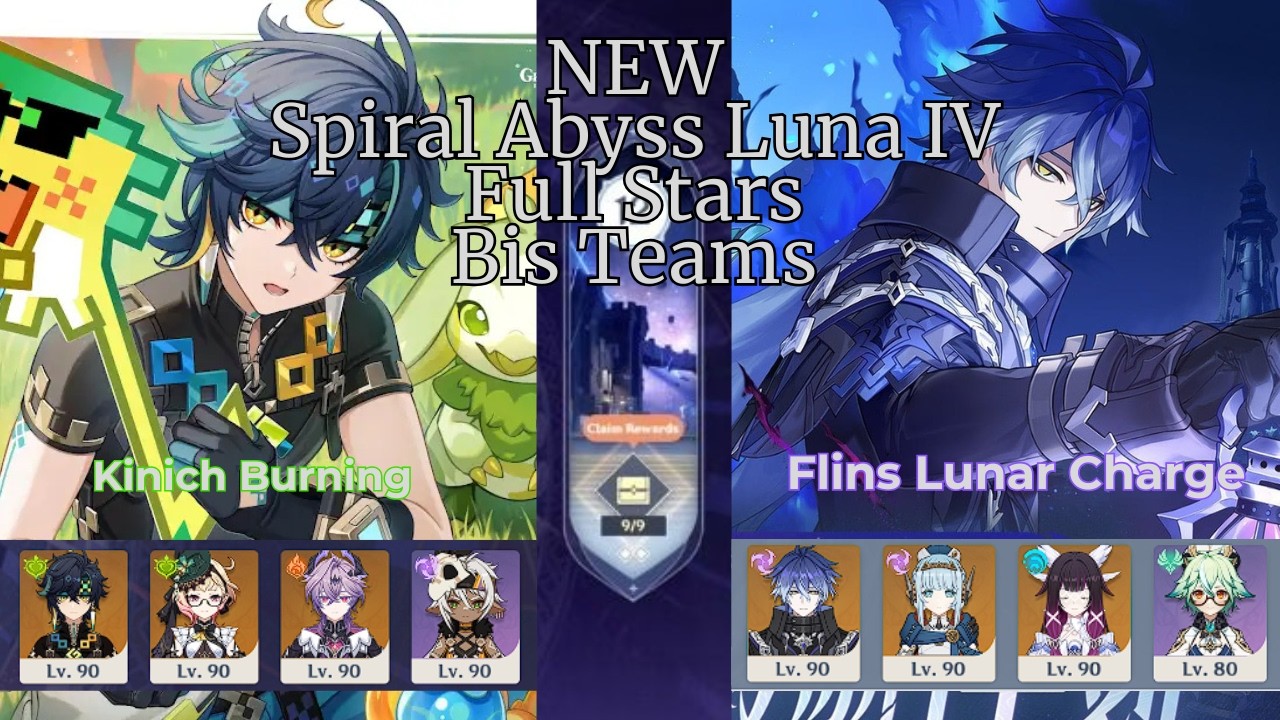 C0 Kinich Burning & C1 Flins Lunar Charge | Spiral Abyss 6.3 Luna IV | Genshin Impact