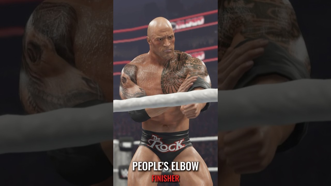Фирменные приёмы и завершающие приёмы WWE 2K25 The Rock (геймплей)