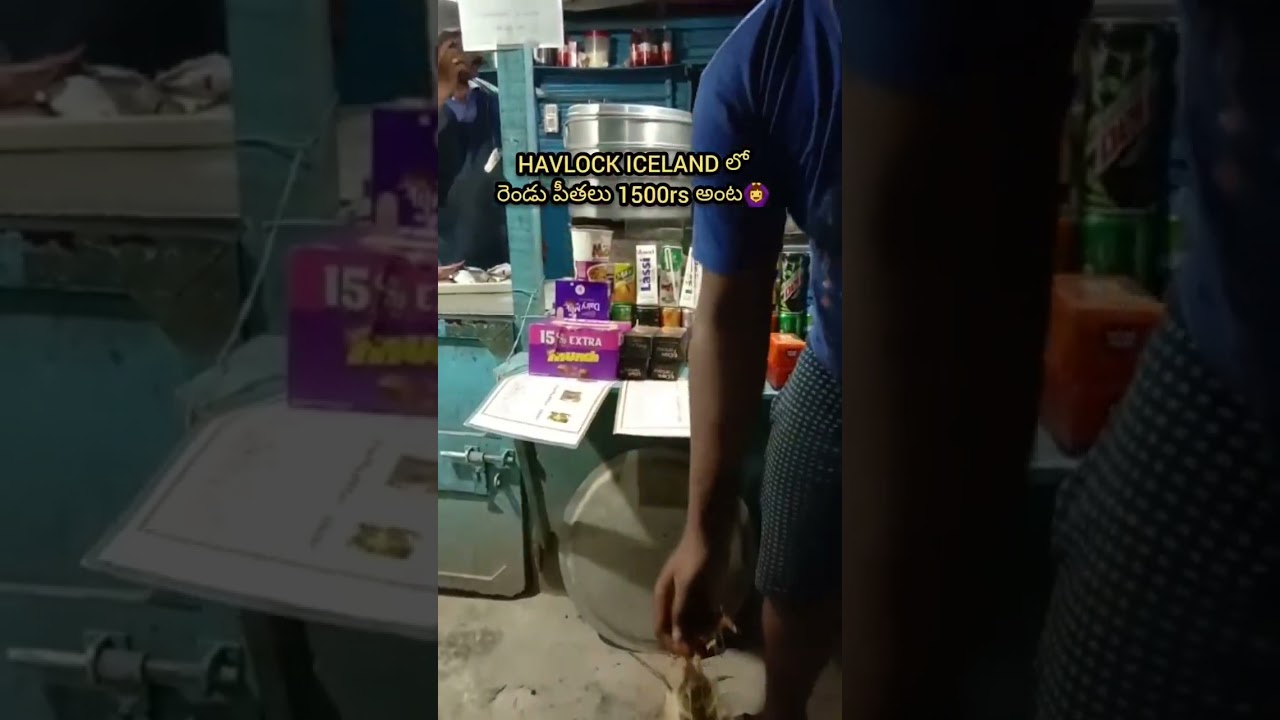 HAVELOCK ICELAND లో రెండు పీతలు 1500rs. అంట🙆&zwj;♀️ #crabs #shorts #seafood #food #swarajdweep #ytviral