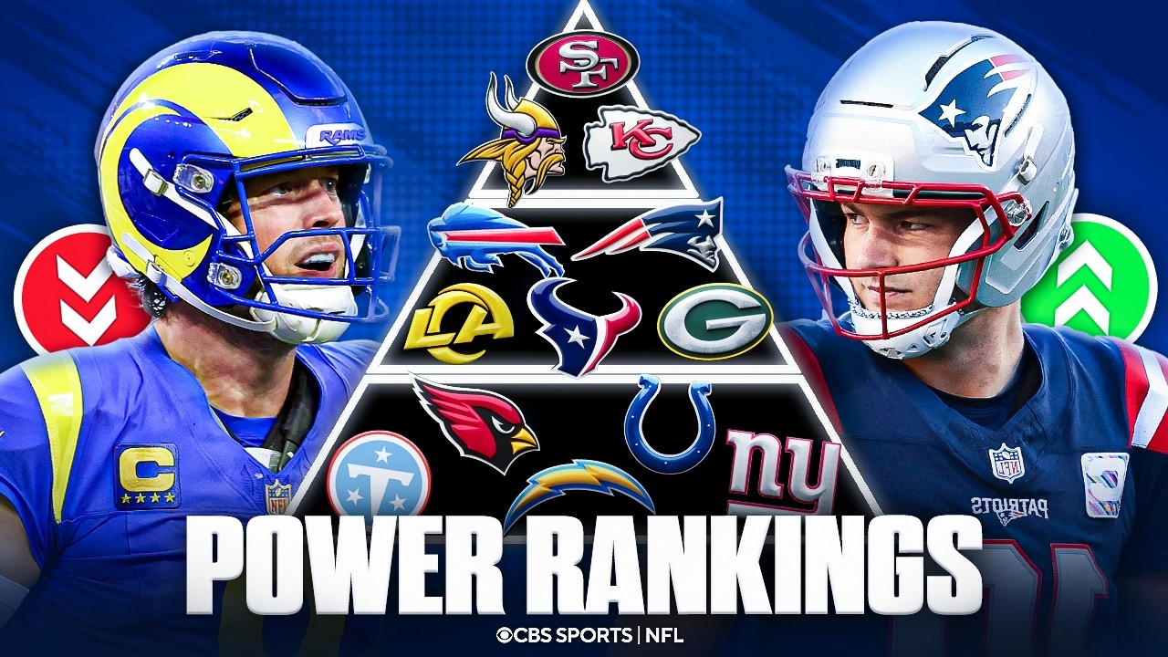 NFL Power Rankings WEEK 7 🚨: Patriots move into Top 10, Rams biggest fallers at No. 18