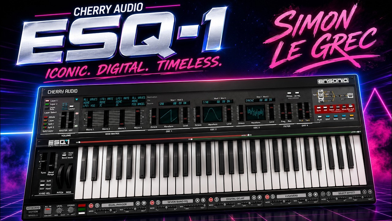 Cherry Audio ESQ-1 -  Presets Preview